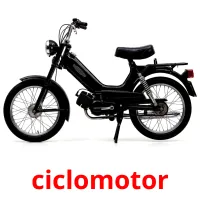 ciclomotor cartões com imagens