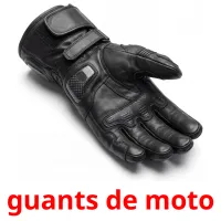 guants de moto cartões com imagens