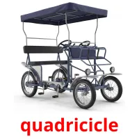 quadricicle cartões com imagens