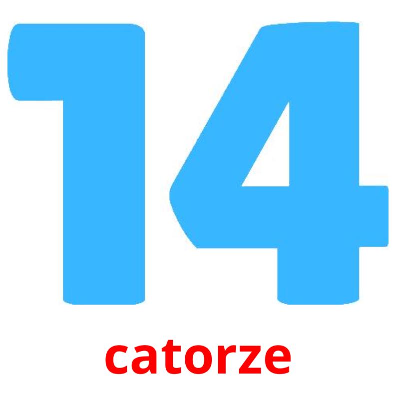 catorze picture flashcards