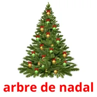 arbre de nadal billedkort for børn med billeder