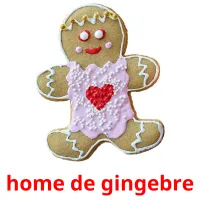 home de gingebre billedkort for børn med billeder