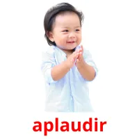 aplaudir picture flashcards