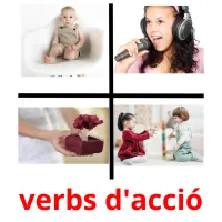 verbs d'acció picture flashcards
