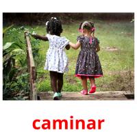 caminar picture flashcards