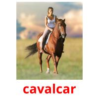 cavalcar picture flashcards