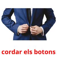 cordar els botons picture flashcards