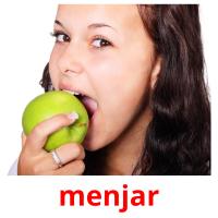 menjar picture flashcards