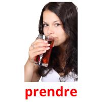 prendre picture flashcards