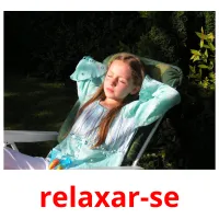 relaxar-se Bildkarteikarten