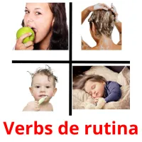 Verbs de rutina Bildkarteikarten