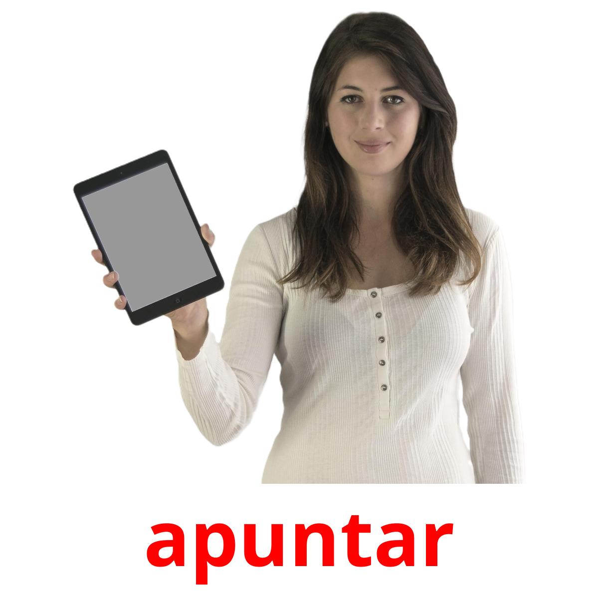 apuntar bildkort för barn