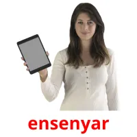 ensenyar flashcards illustrate