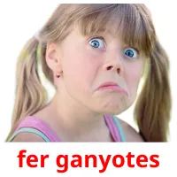 fer ganyotes flashcards illustrate