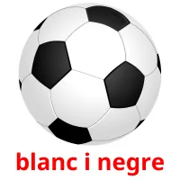 blanc i negre Bildkarteikarten