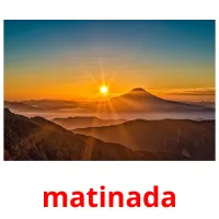 matinada picture flashcards