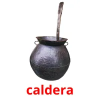 caldera Tarjetas didacticas