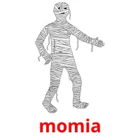 momia Tarjetas didacticas