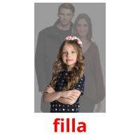 filla picture flashcards