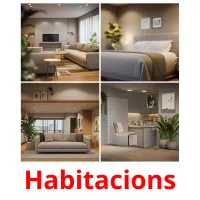 Habitacions Bildkarteikarten