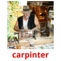 carpinter Tarjetas didacticas