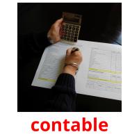contable picture flashcards