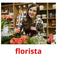 florista flashcards illustrate
