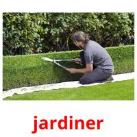 jardiner flashcards illustrate