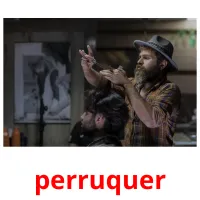 perruquer picture flashcards