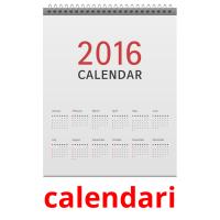 calendari Tarjetas didacticas
