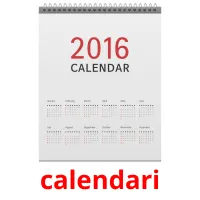 calendari Bildkarteikarten