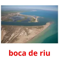 boca de riu Bildkarten für Kinder