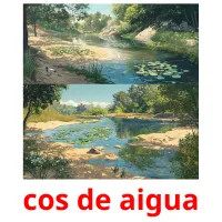 cos de aigua Bildkarten für Kinder