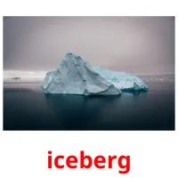 iceberg Bildkarten für Kinder