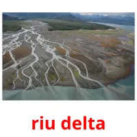 riu delta Bildkarten für Kinder