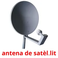 antena de satèl.lit ansichtkaarten