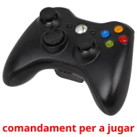 comandament per a jugar ansichtkaarten