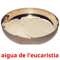 aigua de l'eucaristia bildkort för barn