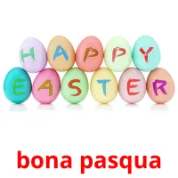 bona pasqua bildkort för barn