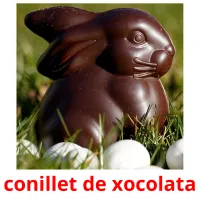 conillet de xocolata bildkort för barn