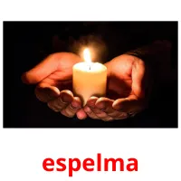 espelma bildkort för barn