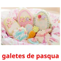 galetes de pasqua bildkort för barn