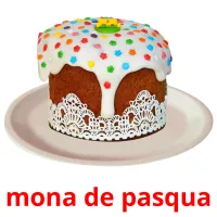 mona de pasqua bildkort för barn