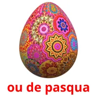 ou de pasqua bildkort för barn