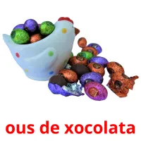 ous de xocolata bildkort för barn