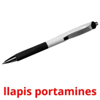 llapis portamines Bildkarteikarten