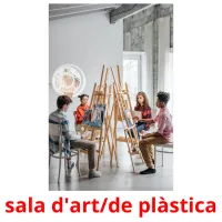 sala d'art/de plàstica Tarjetas didacticas