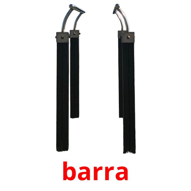 barra picture flashcards