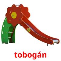 tobogán flashcards illustrate