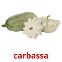 carbassa picture flashcards